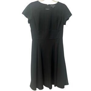 Brooks Brothers fit and flare dress, size 6 navy cap sleeve